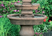TWO TIER OVAL ASSISI FOUNTAIN