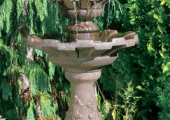 TWO TIER FLUTED FOUNTAIN