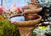 TWO TIER LEAF FOUNTAIN