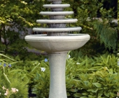 FIVE TIER GOZO FOUNTAIN ON PEDESTAL
