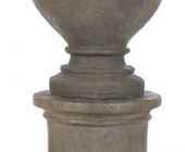 28in Urn on Tube Pltr Ped